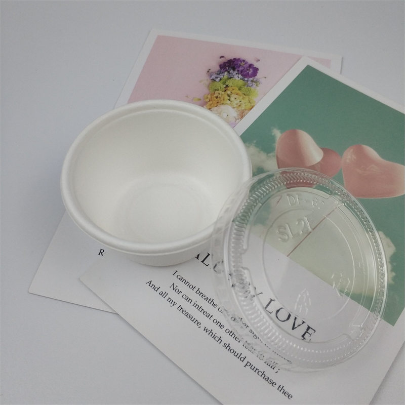 بایوڈیگریڈیبل ڈسپوزایبل گنے کی بیگاس 2oz پورشن کپ